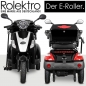 Preview: Rolektro E-Trike V.2 25 km/h, 1000 Watt in Rot | Blau | Schwarz