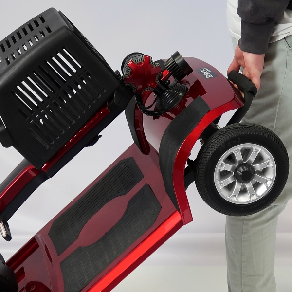 Zusammenklappbare 4-Rad-Roller für Senioren von Rolektro | Reichweite 20 km